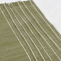 Chine prix pas cher recyclé 55x95cm 50 grammes sacs en polypropylène vert pour débris de Construction bâtiment déchets sable