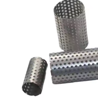 Tube filtrant en fil d'acier inoxydable avec service de découpe, prix compétitif, usine chinoise, maille métallique tricotée perforée sur mesure