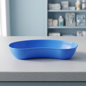 Plateau réniforme chirurgical jetable en plastique, non stérile, à usage unique, certifié CE - Product Image 3