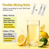 Poudre de Multivitamines et d'Électrolytes pour Adultes en Sachets, Mélange de Boisson Hydratante Faible en Calories, Certifié ISO GMP HALAL HACCP