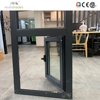 Ventana Abatible Multishades OEM ODM Impermeable con Herrajes Alemanes y Certificación CE para Proyectos del Golfo