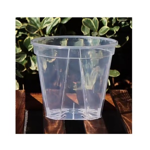 Bán Buôn Rõ Ràng Nhựa Chậu Hoa Và Giỏ Với Lỗ Trong Suốt Trồng Cho Nhà Và Vườn Sử Dụng - Product Image 1