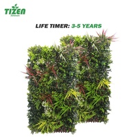 Tizen 100x50cm haie herbe toile de fond panneau Vertical jardin vert plantes artificielles mur