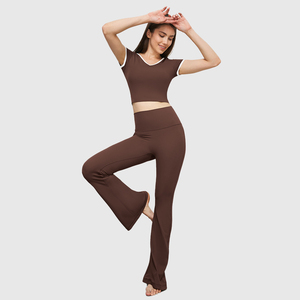 Pantalones de Yoga para Mujer, Estilo Nuevo, con Logotipo Personalizado FITVOLT, Leggings Deportivos Ajustados de Cintura Alta, Pantalones Deportivos para Correr y Gimnasio - Product Image 2