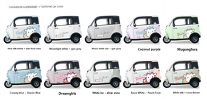 Triciclo de Cabina Motorizado de 25 km/h, Scooter de Pasajeros de 1000 W y 60 V, Certificado por DOT y EEC, Fabricado en Aluminio - Product Image 2