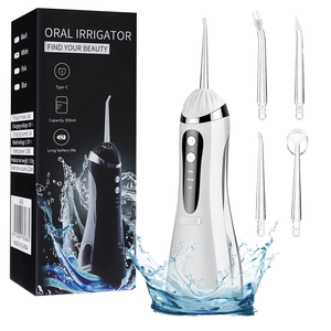 Dispositivo Economico Ricaricabile Portatile per la Pulizia dei Denti Impermeabile Elettrico per Casa e Viaggio Filo Interdentale ad Acqua - Product Image 1