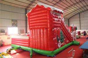 WINSUN Parque de Juegos Inflable Navideño, Parque de Diversiones Inflable, Castillo Navideño Inflable, Trampolín Inflable - Product Image 3