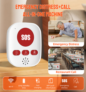 Botón de Pánico SOS Mini Tuya, Llamada de Emergencia, Alarma Personal Portátil con Sonido para Ancianos, Niños, Pacientes, Alerta de Seguridad y Asistencia - Product Image 2
