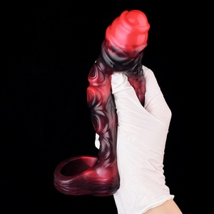 N-BDV5267 Male Penis Sleeves Are Made of Soft Liquid Silicone Large Size Penis Enlargement <b>Dildo</b> Sleeve Sex Toys - Product Image 5