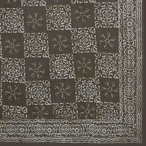 Sábana Plana de Algodón Hecha a Mano en India, Estampada con Bloques, Calidad de Hotel, Suave y Duradera, Diseño de Color Personalizado, para Uso Doméstico - Product Image 4