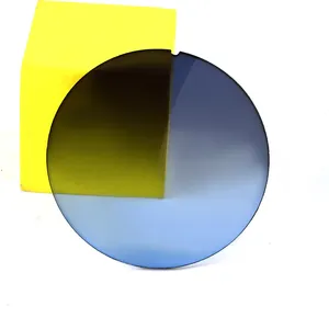 抗蓝光1.61 UV420光学块透镜蓝色切割透镜制造商在中国
