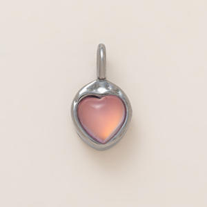 כסף וצבע כסף פלדת אל-חלד מרופדת ברווז יין קמיקל עבור תכשיטי דיי מה שהופך היפואלרגני עמיד למים היפואלרגניים - Product Image 6