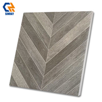 Carreaux de sol de salle de bain de 10 mm, texture de grain de bois rustique, surface antidérapante, antibactérienne, résistante à l'usure et aux acides
