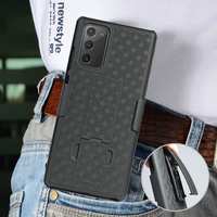 Casing Holster Slim Berkualitas Tinggi untuk Samsung NOTE 20 dengan Penyangga Terintegrasi untuk Google Pixel 5
