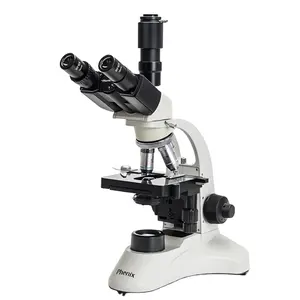 फेनिक्स PH50-3A43L-PL पोर्टेबल एलसीडी स्क्रीन डिजिटल छात्र माइक्रोस्कोप trinocular जैविक polarizing प्रयोगशाला के लिए माइक्रोस्कोप