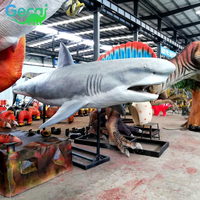 Modèle de requin robot réaliste en peluche animatronique grandeur nature Gecai à vendre