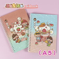 Muzili Original Design Branded A5 Carnets de Notes Reliure à Spirale Personnalisée Summer Friend Sunny Day Cute Note Book
