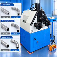 Machine de pliage de profilés hydraulique W24-400 pour tubes en C, tubes rectangulaires et tubes ronds