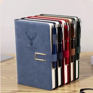 Cuaderno A5 con Logotipo Personalizable, Cubierta de Cuero Imprimible, Cuaderno de Reuniones de Negocios de Alta Calidad, <span class=keywords><strong>Regalo</strong></span> Empresarial al por Mayor - Product Image 2