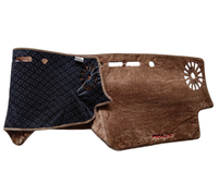 Housse de tableau de bord Toyota Prado 2012, tapis de tableau de bord en peluche de qualité supérieure, protection de tableau de bord sur mesure, accessoire d'isolation intérieure