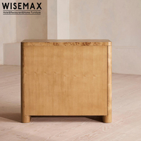 WISEMAX FURNITURE Chambre à coucher de luxe 3 tiroirs Commodes en MDF Buffet de salon en bois Armoire de rangement pour hôtel et maison