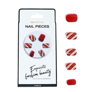 <span class=keywords><strong>Uñas</strong></span> Postizas Cortas <span class=keywords><strong>de</strong></span> Acrílico Hechas a Mano Forsense, <span class=keywords><strong>Uñas</strong></span> Artificiales Adhesivas Preformadas Cuadradas, <span class=keywords><strong>Uñas</strong></span> Postizas para Festivales, Venta al por Mayor - Product Image 6
