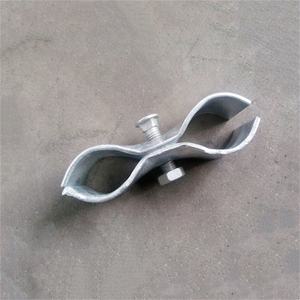 Serre-câbles robustes en acier au carbone galvanisé de 1-3/8 po (5 mm) pour panneaux de clôture à mailles losangées, pour connexion de poteaux de clôture - Product Image 3