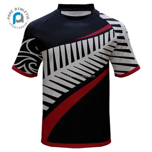 Pure Hot Selling Arizona Cardinals Sublimation Black Rugby Jersey For Wholesale Rugby Jersey Sets