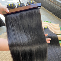 Extensions de cheveux humains bruts de haute qualité 26 pouces, lisses Yaki, vierges, cuticules alignées, lots de cheveux bruts Yaki lisses