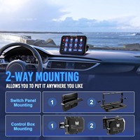 12 Gang RGB Touch Control Switch Panel 12V Aluminium Électronique Multifonction Circuit Relais Système Boîte pour Voiture Tout-Terrain UTV