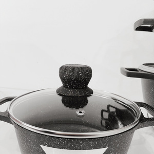 Lot <span class=keywords><strong>de</strong></span> 10 Ustensiles <span class=keywords><strong>de</strong></span> <span class=keywords><strong>Cuisine</strong></span> Antiadhésifs en Aluminium Moulé Sous Pression <span class=keywords><strong>de</strong></span> Haute Qualité, Grande Marmite et Faitout pour la <span class=keywords><strong>Cuisine</strong></span> Domestique - Product Image 6