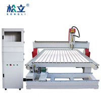 Machine de gravure cnc 4 axes, machine de découpe standard 1325 avec dispositif rotatif
