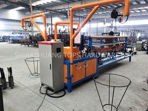 Sản xuất máy dễ dàng để hoạt động Chuỗi liên kết hàng rào Máy làm kim cương lưới máy làm - Product Image 4