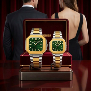 Orologio da Polso al Quarzo SKMEI 9398 di Lusso per Coppie, Accessorio Classico per Esterni, Regalo per Anniversario - Product Image 1