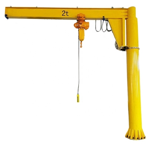 1 Ton 2 Ton Jib Crane 3 Ton Lifting Free Standing Pilllar Post Mounted Slewing Jib Crane for Sale Jimmy Jib Camera Crane