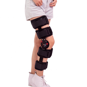 Supporto immobilizzatore incernierato regolabile ROM ginocchiera ortesi stabilizzatore Post Op supporto per ginocchio per camminare - Product Image 4