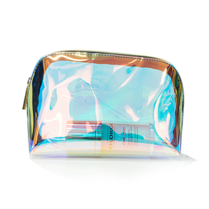 Biểu tượng tùy chỉnh Du Lịch Mỹ phẩm PVC Dây Kéo Túi xách tay công suất lớn đứng lên trang điểm bao bì Zip khóa hiệu ứng ba chiều - Product Image 6