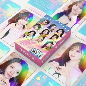 <span class=keywords><strong>KPOP</strong></span> 124 pièces/boîte TW <span class=keywords><strong>MOMO</strong></span> SANA MINA THIS IS for WORLD TOUR Carte photo laser Lomo Card Photo Card - Product Image 1