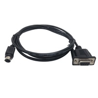 Mini-DIN 8-PIN Buchse auf RS232 DB9 Buchse PLC-Programmierkabel