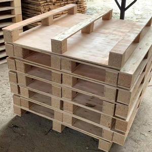 Palet Kayu Solid Harga Murah OEM Transportasi Paket Kayu Logistik Pallet - Product Image 3