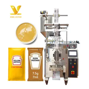 KV-160XS Multi Function Sustainable Four Side Seal Mustard Sauce Sachet Packing Machine