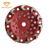 Disque de roue de coupe de meulage de diamant de 180mm 10 flèches pour le meulage de bord de meuleuse d'angle