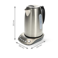 Hervidor Eléctrico Inteligente de Acero Inoxidable con Wi-Fi, Programable, Anti-Secado, de 1.7L para Té Verde y Café Negro, para Uso en el Hogar y la Oficina
