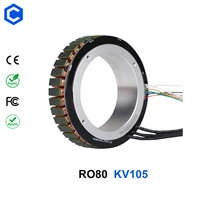 CubeMars RO80 48V Rahmenloser Drehmoment-Servomotor DC Outrunner Rahmenloser BLDC Cobot Roboterarm-Motor