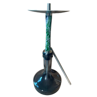 Nouveauté en vente chaude, fabrication chinoise, narguilé à fumer, chicha écologique, ensemble de narguilé en verre