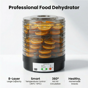 Deshidratador <span class=keywords><strong>de</strong></span> Alimentos Eléctrico Mecánico <span class=keywords><strong>de</strong></span> 8 Capas al por Mayor |   Secador <span class=keywords><strong>de</strong></span> <span class=keywords><strong>Frutas</strong></span> <span class=keywords><strong>y</strong></span> <span class=keywords><strong>Verduras</strong></span> para Uso Doméstico, Temperatura Ajustable, para Alimentos para Mascotas - Product Image 2