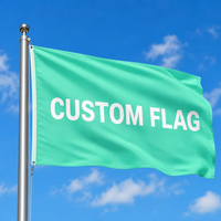 Nouveau drapeau publicitaire personnalisé double face en polyester de haute qualité 2025 pour voiture - Écologique