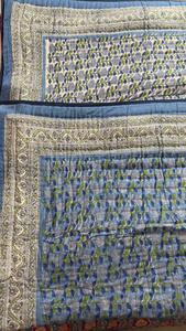 Premium Quality Kantha Patchwork Duvet Vintage Style <b>Queen</b> <b>Size</b> Cotton KanthaQuilt Soft Reversible Winter Blanket for HotelUse - Product Image 5
