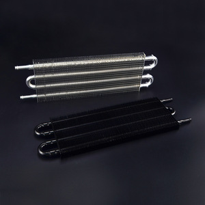 Refroidisseur d'huile en aluminium pour pièces automobiles modifiées, 2 rangées, universel, pour mise à niveau et rétrofit - Product Image 1