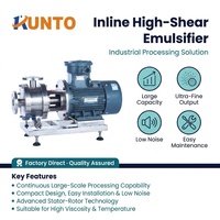 Pompa Homogenizer Emulsifier Multi-Tahap Inline High Shear dengan Rotor-Stator 316L, Mixer Listrik Tekanan Tinggi, Diffuser Aromaterapi